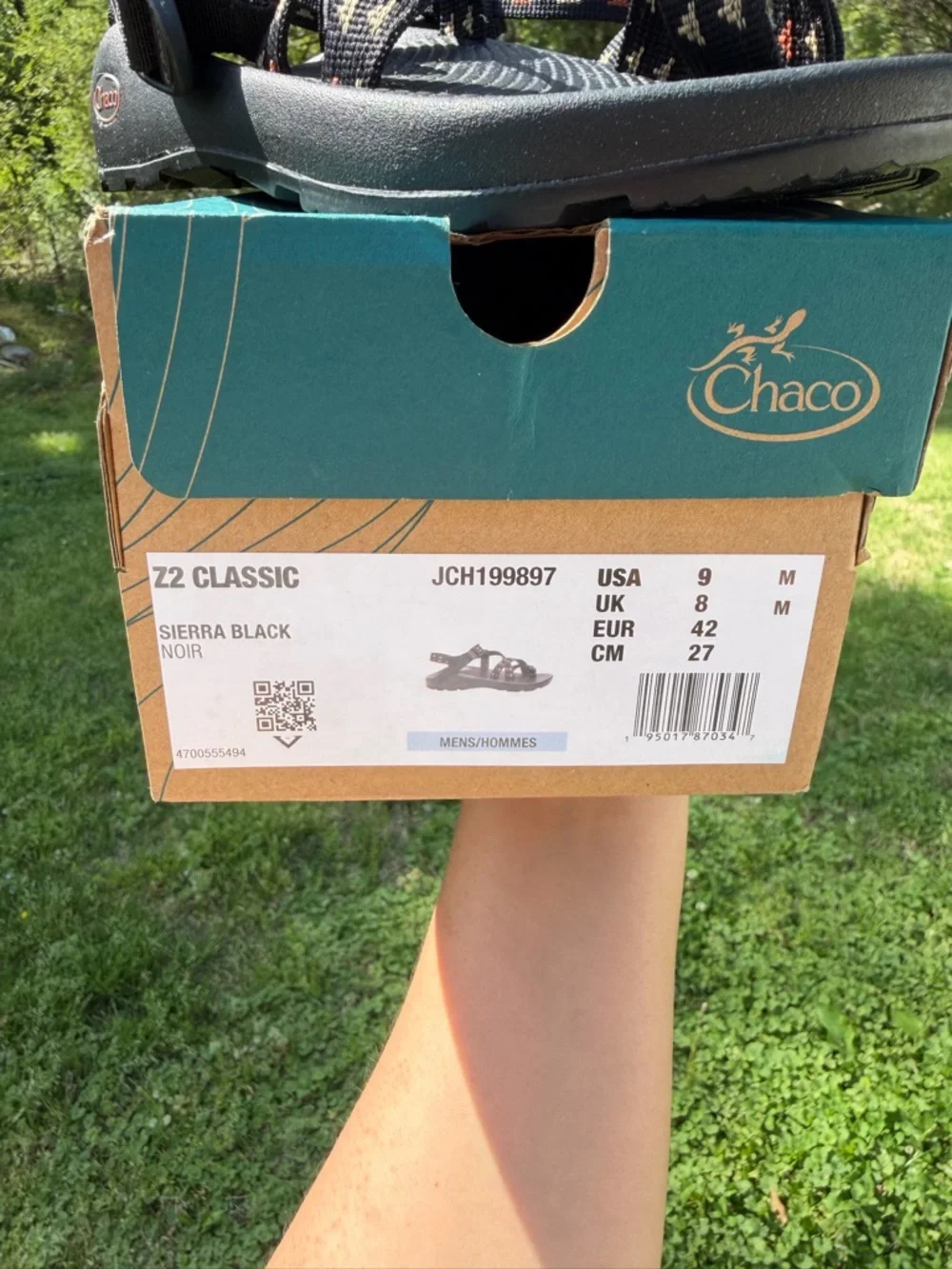 Chaco Men's Z2 Classic Sandals Sierra Black